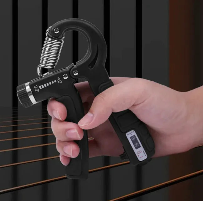 Adjustable Hand Grip Strengthener with Electronic Counter and Forearm Trainer